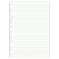 マルマン A5ルーズリーフ エレガント ホワイトリリー 6mm罫 L1331DA 1冊