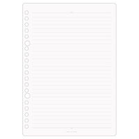 マルマン A5ルーズリーフ エレガント ラベンダー 6mm罫 L1331DB 1冊