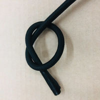 バンジー丸ゴムロープ 約4.5mmΦX80m 黒 ボビン巻X2個セット BUNGEE-CORD-4.5X80-BK 1セット(2巻)（直送品）