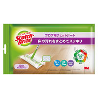スリーエム(3M) スコッチブライト フロア用ウェットシート 床掃除 拭き FW-WSM24 (24枚入×3)