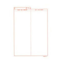 B5医科診療録　2号紙　社保用　CCC002　1冊（100枚入）　イムラ封筒（わけあり品）