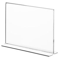 アスクル　両面用T型カード立て　サインホルダー　A6横　1個　 オリジナル（わけあり品）