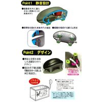 コトブキ工芸 サイレントエア ダブルタイプ SA-4000W エアポンプ ソフトホース 1m付 90cm以下水槽用 1個