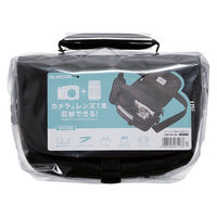 エレコム ミラーレス一眼カメラバッグ/2WAY/ブラック DGB-S017BK 1個（わけあり品）