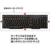 サンワサプライ PS/2キーボード SKB-L1BKN 1個（わけあり品）