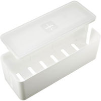 JEJアステージ ケーブルボックス ホワイト 1個（わけあり品）