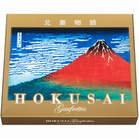 三越伊勢丹　〈東京風月堂〉 北斎ゴーフレット24枚入り 0086　紙袋付き　手土産ギフト　洋菓子