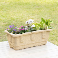 【園芸用品】 アスクルカタログリサイクルFlowerpot 10.0L（プランター） 1セット（3個） オリジナル