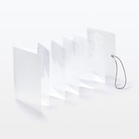 無印良品 さっと開いて自立するカードファイル ポストカードサイズ 10ポケット 良品計画