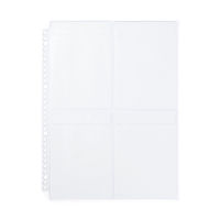 無印良品 ポケットが選べるシリーズ 専用リフィル A4ワイド用 4ポケット 2枚入 良品計画