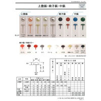 山喜産業 錺技研 上敷鋲　正銅　生地　11×25mm　1箱（1000本入）（直送品）