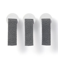 無印良品 ファイルボックス用つまみ ポリプロピレンファイルボックス専用 3個入り グレー 良品計画