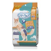 マナーウェア ねこ用 Lサイズ お試しパック4枚入 ペット用 3袋 ユニ・チャーム
