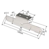 パーマンコーポレーション フラットマーカーランプ専用ステー ステンレス 1167408000 1個（直送品）