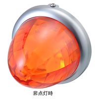 パーマンコーポレーション マーカー ランプ SMDLED プラレンズ オレンジ DC12/24V 防水 1167435000 1個（直送品）