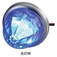 パーマンコーポレーション マーカー ランプ SMDLED プラレンズ ブルー DC12/24V 防水 1167439000 1個（直送品）