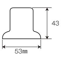 パーマンコーポレーション ナットキャップ 33mm ステンレス 100ヶ入 1213230000 1個（直送品）