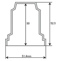 パーマンコーポレーション プラナットキャップ 33mm 8ヶ入 フロント リア 1213308000 1個（直送品）
