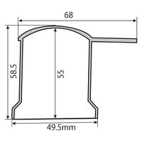 パーマンコーポレーション ゆるみチェック ナットキャップ 33mm 10ケ入 1216180000 1個（直送品）