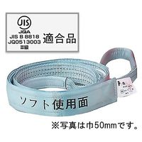 パーマンコーポレーション ポリベルトスリング JIS III級 ソフト面付 巾35mm 5m 1本 6451305000 1個（直送品）