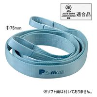 パーマンコーポレーション ポリベルトスリング JIS III級 巾75mm 5m 1本 6452705000 1個（直送品）