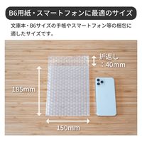トッパン・コスモ プチプチ袋 文庫本サイズ 300枚セット 三層品 KF14-0300-SK 1セット(300枚)（直送品）