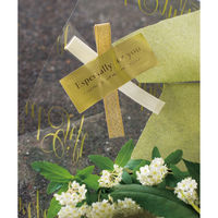 ヘッズ ダブルリボンシール/銀-4 WR-4S 1パック(30枚)