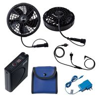 タカヤ商事 空調服(R) ベスト ガンメタル ファン(防水)・バッテリーセット M TWK176-29-M-SK24011 1SET（直送品）