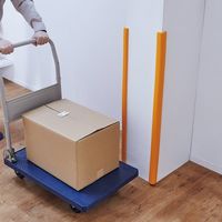 日本緑十字社 コーナー用ガードクッション L型タイプ イエロー CGLーMーY 34×34×900mm 裏テープ付 246351 1本（直送品）