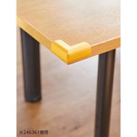 日本緑十字社 コーナー用ガードクッション V型タイプ ブラック CGVーMーBK 70×70×34mm 裏テープ付 246363 1個（直送品）