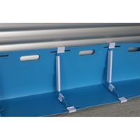 日本緑十字社 折りたたみ式みずからガードミニ(350mm幅) ブルー 350×200×250mm 3枚組 380469 1組（直送品）