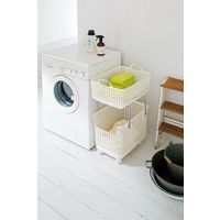 吉川国工業所 スカンジナビアスタイル バスバスケット ホワイト SCB-7 1個