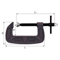 スーパーツール シャコ万力 BC100E 1個