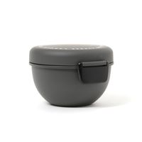 モノクロどんぶりランチボックス ブラック LAKOLE/ラコレ