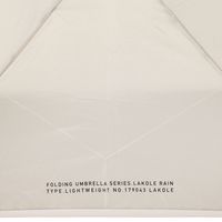 軽量 ベーシック折り畳み傘 ベージュ LAKOLE/ラコレ