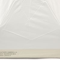晴雨&遮熱大判折り畳み傘 アイボリー LAKOLE/ラコレ