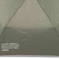 大判ベーシック折り畳み傘（55cm） カーキ LAKOLE/ラコレ
