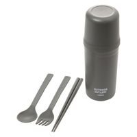 カトラリーSET ブラック 1セット（1個×2） LAKOLE/ラコレ