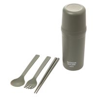 カトラリーSET カーキ 1セット（1個×2） LAKOLE/ラコレ