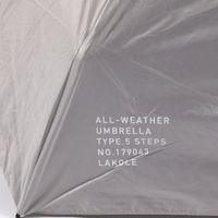 晴雨&遮熱コンパクト傘 グレー LAKOLE/ラコレ