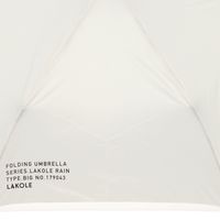 大判ベーシック折り畳み傘（55cm） アイボリー LAKOLE/ラコレ