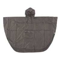 パッカブルレインポンチョ チャコール LAKOLE/ラコレ