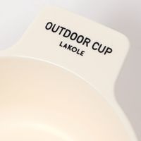 持ち手付きカップ アイボリー LAKOLE/ラコレ