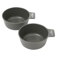 持ち手付きカップ ブラック 1セット（2個入×2） LAKOLE/ラコレ