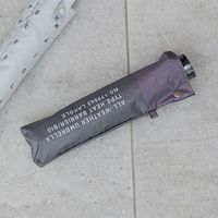 晴雨&遮熱大判折り畳み傘 チャコール LAKOLE/ラコレ