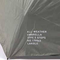 晴雨&遮熱コンパクト傘 カーキ LAKOLE/ラコレ