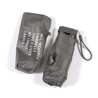 晴雨&遮熱コンパクト傘 ブラック LAKOLE/ラコレ