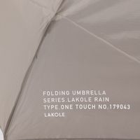 折り畳み傘AUTO グレー LAKOLE/ラコレ