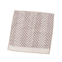 【LAKOLE/ラコレ】 今治産ハンドタオル（ヘリンボーン） ピンクベージュ