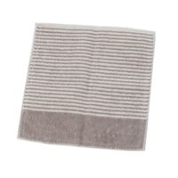 【LAKOLE/ラコレ】 今治産ハンドタオル（ストライプ） ピンクベージュ